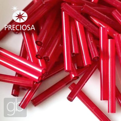 cipky-preciosa-bugles-25-mm-cervena-saten-95081
