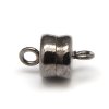 Magnetické zapínání 10 × 6 mm otvor 1,5 mm Hematit (Velikost produktu 10 mm × 6 mm, Barva Hematit)
