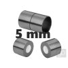 Magnetické zapínání Chirurgická ocel - Hematit 10 mm (Velikost produktu 10 mm, Barva Hematit)