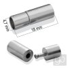 Magnetické zapínání PLATINA 18 × 5 mm (Velikost produktu 18 mm × 5 mm, Barva Platinová)