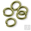 Spojovací kroužky zesílené 10 mm Staromosaz 5 ks (Velikost produktu 10 mm, Barva Staromosaz)
