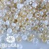 Preciosa rokajl MIX PRM005 Bílá Béžová