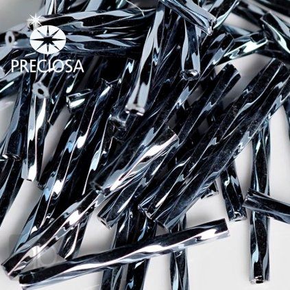 tycinky-preciosa-bugles-15-mm-hematit-49102-35138