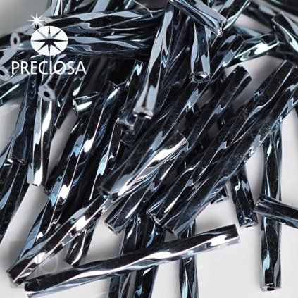 cipky-preciosa-bugles-25-mm-seda-hematit-49102