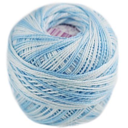Perlovka Häkelgarn Blue 55032 Ombré