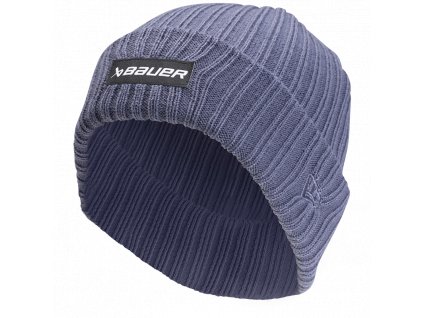 Kulich BAUER NE RIBBED TOUQUE W PATCH SR BLUE