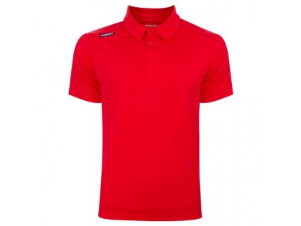 Triko BAUER EU SPORT POLO SMU SR # RED