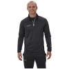 Mikina BAUER VAPOR FLEECE 1 4 ZIP TOP BLK SR