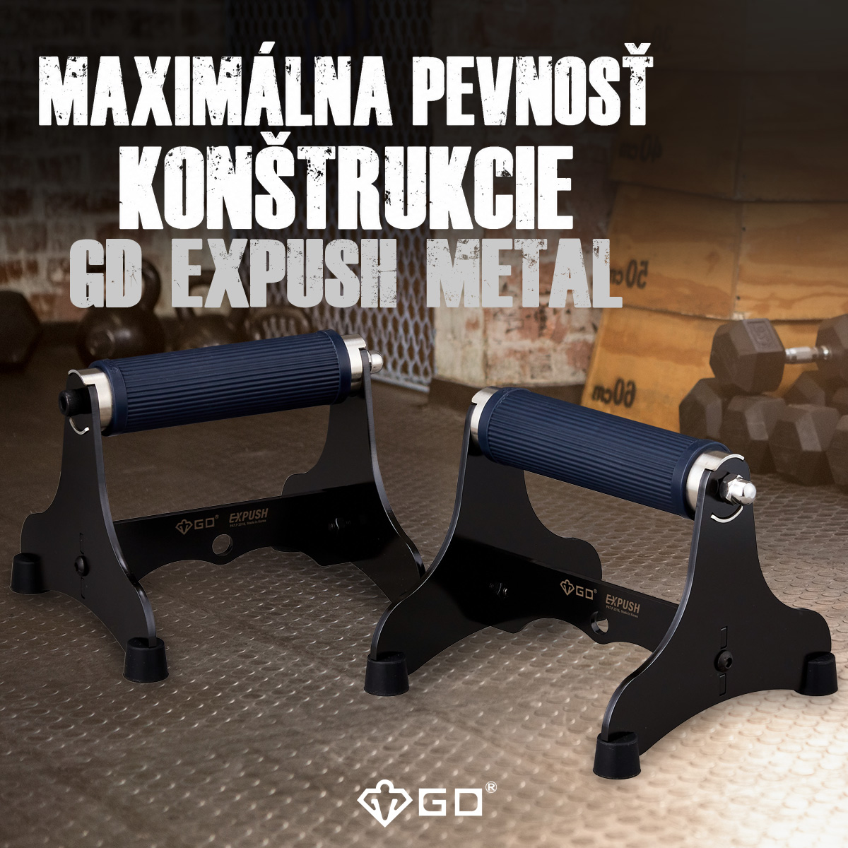 Tréning s podperami GD EXPUSH METAL