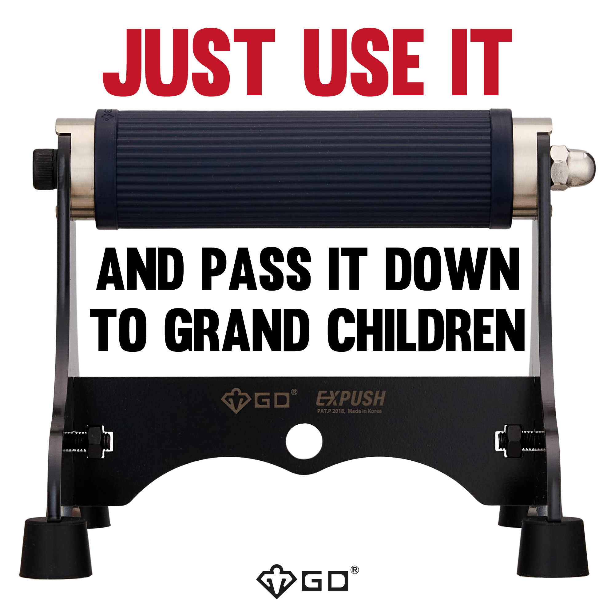 GD EXPUSH METAL push-up bars built to last a lifetime