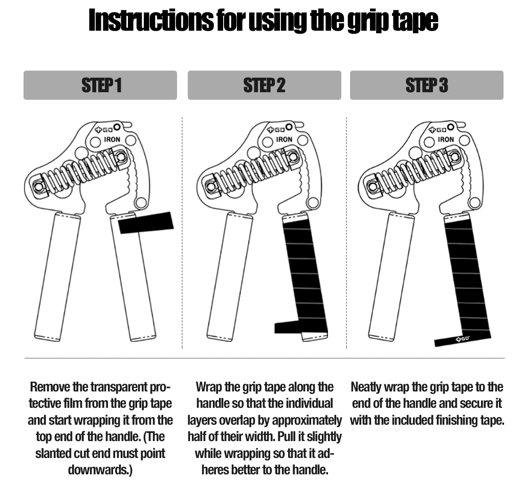 GD GRIP TAPE application guide