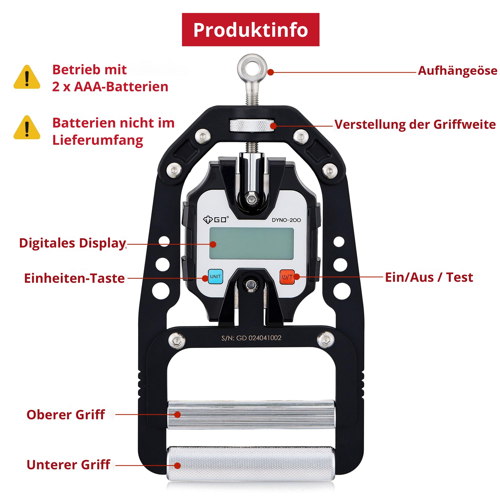 Produktinfo GD DYNO-200