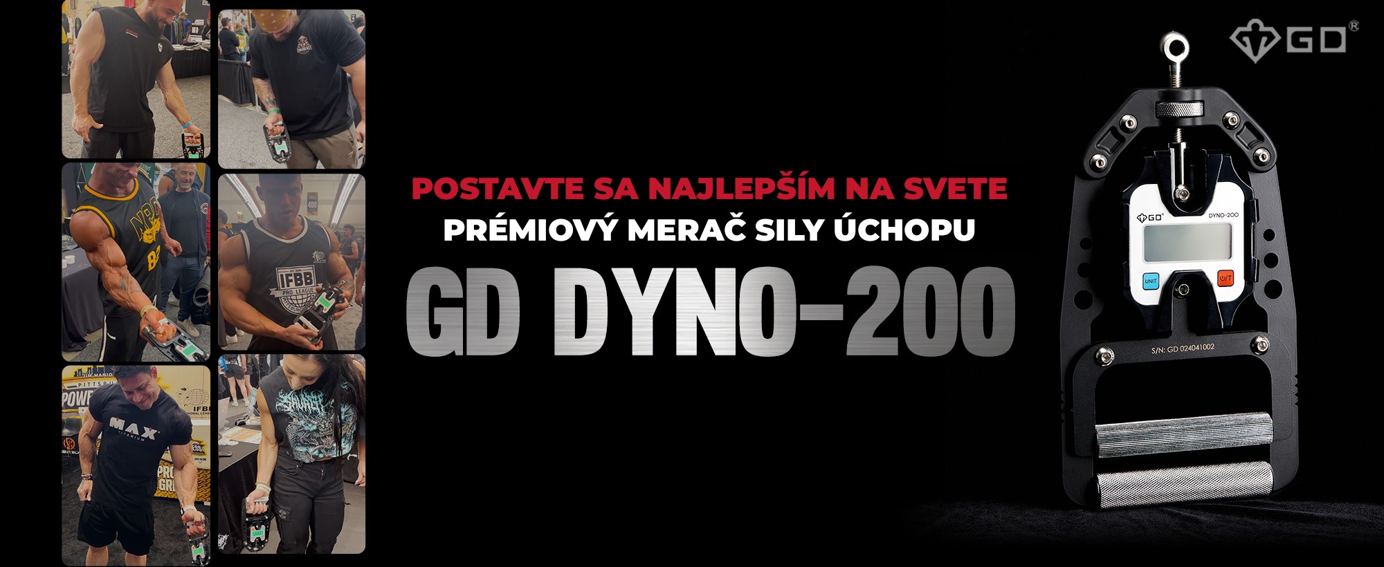 GD DYNO-200 prémiový merač sily úchopu