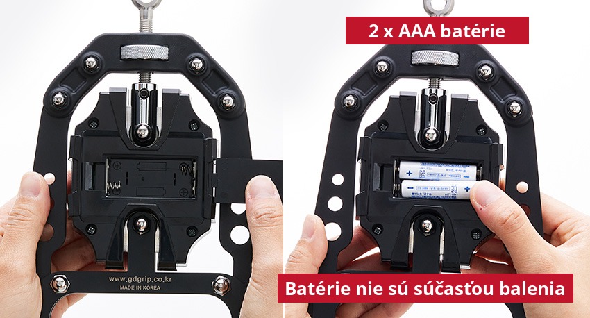 2 x AAA batérie nie sú súčasťou balenia
