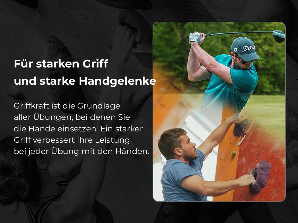 Für starken Griff und starke Handgelenke