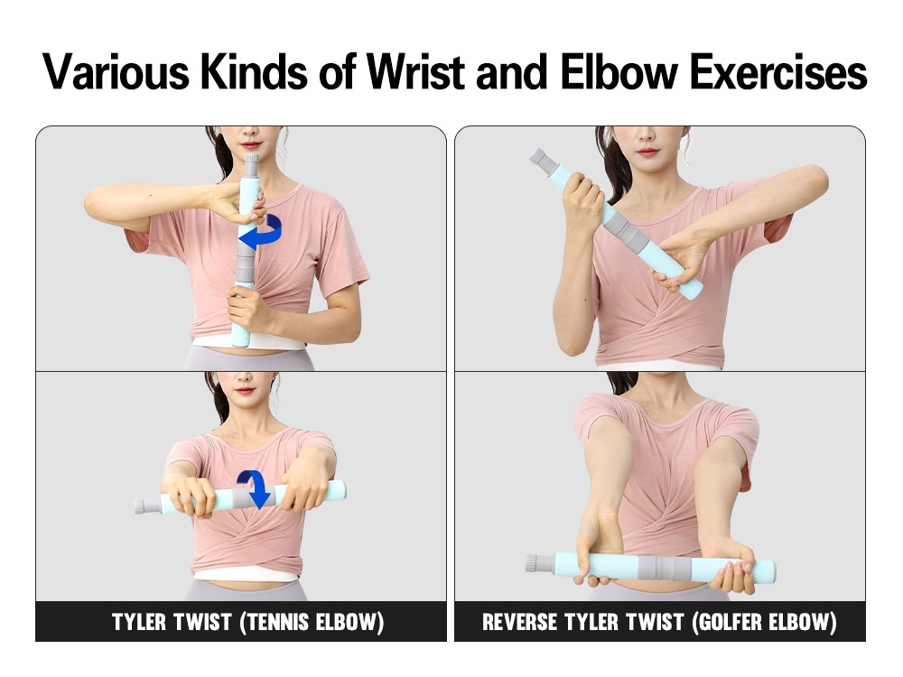 Wrist and elbow exercises – Tyler Twist and reverse Tyler Twist