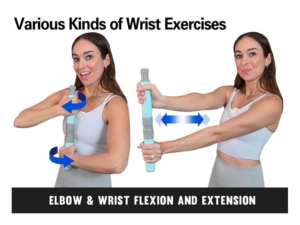 Elbow and wrist flexion and extension