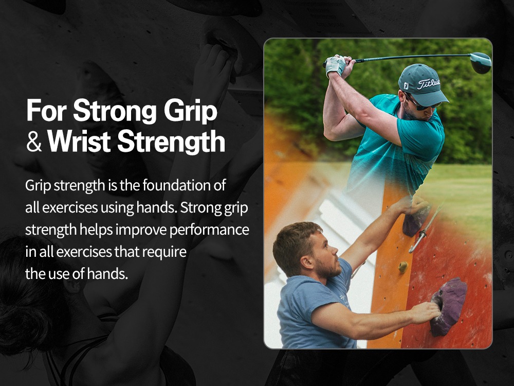 For strong grip and wrist strength