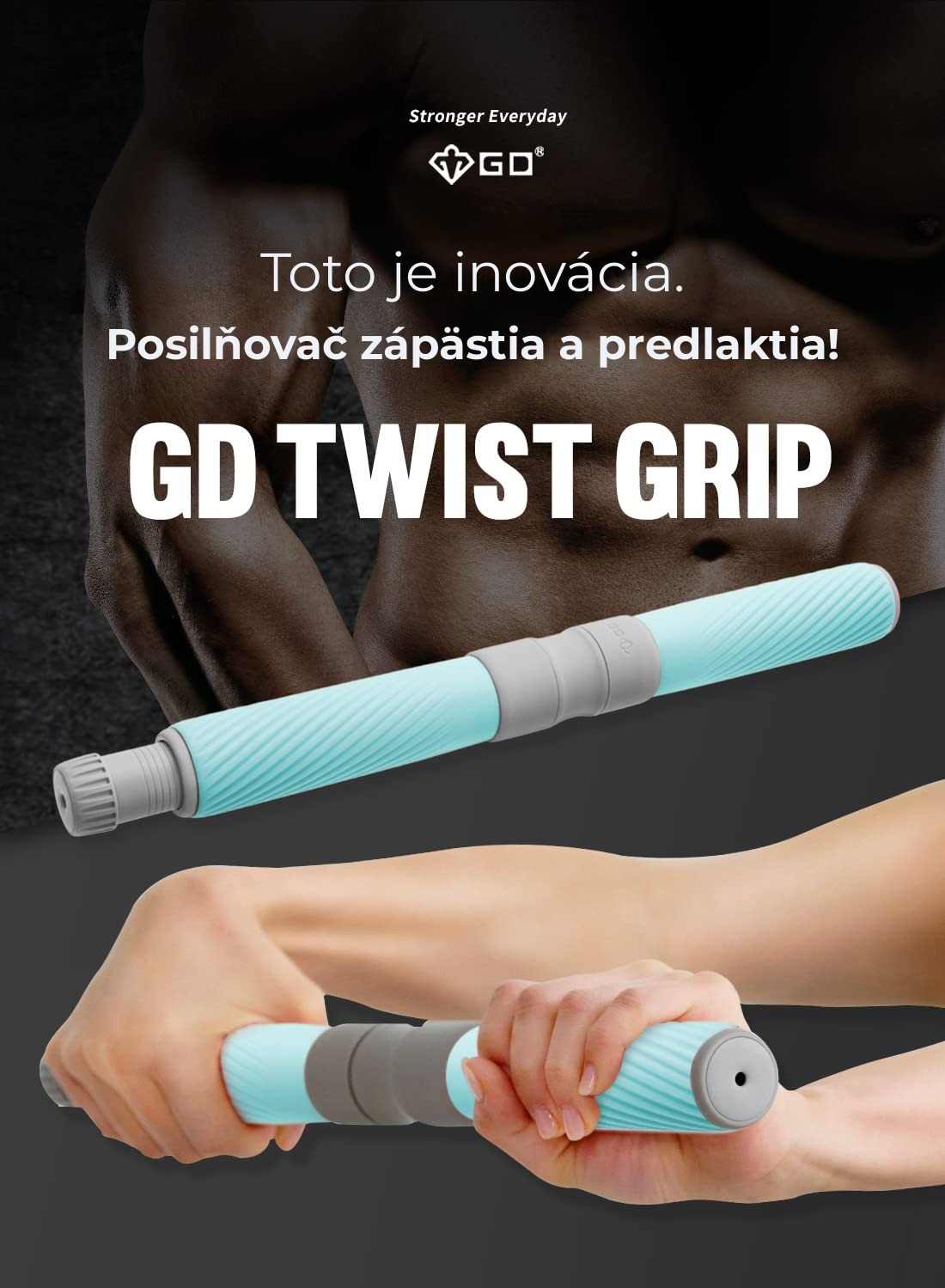 GD Twist Grip – posilňovač zápästia a predlaktia