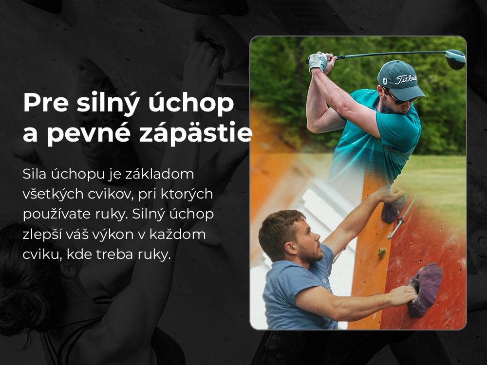 Silný úchop a pevné zápästie