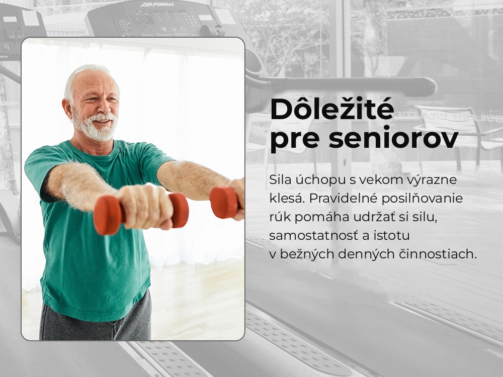 Posilňovanie úchopu pre seniorov