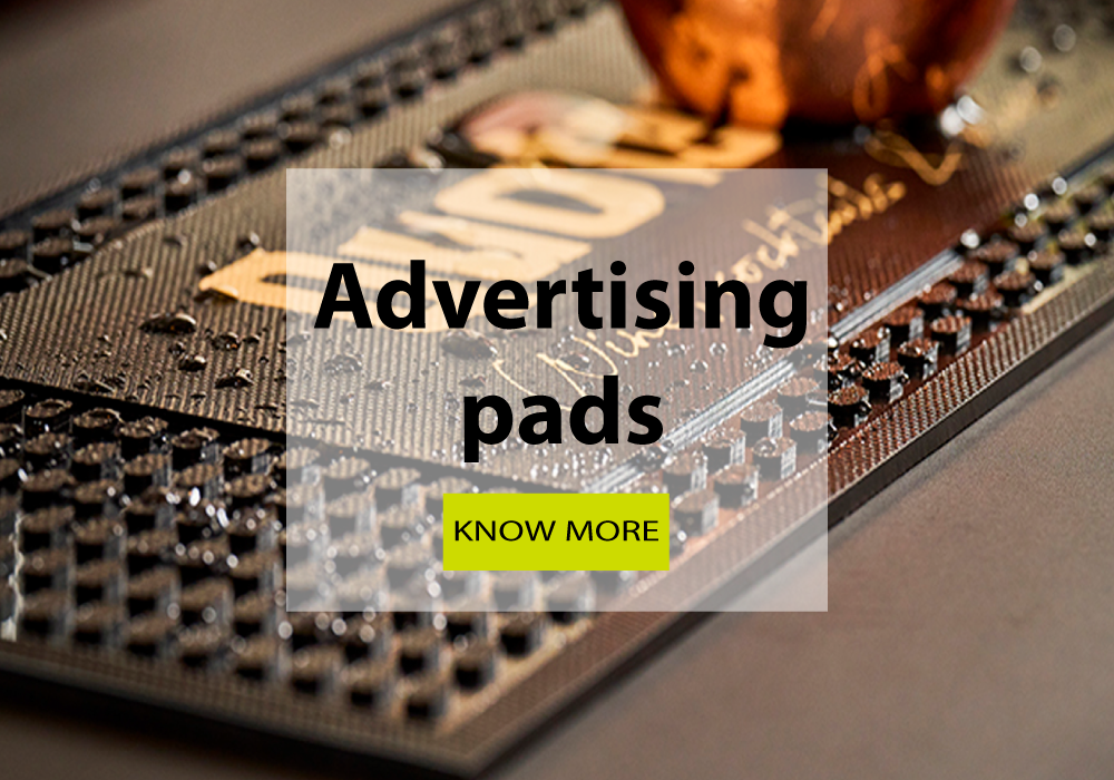 Advertising mats and pads