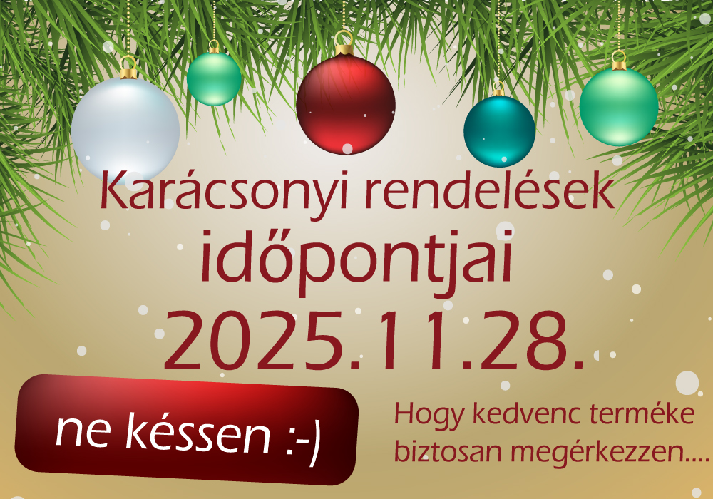 Karácsonyi rendelések