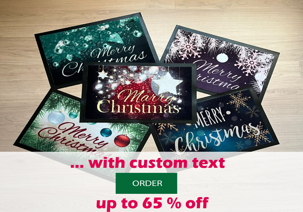 Personalized Christmas Doormats