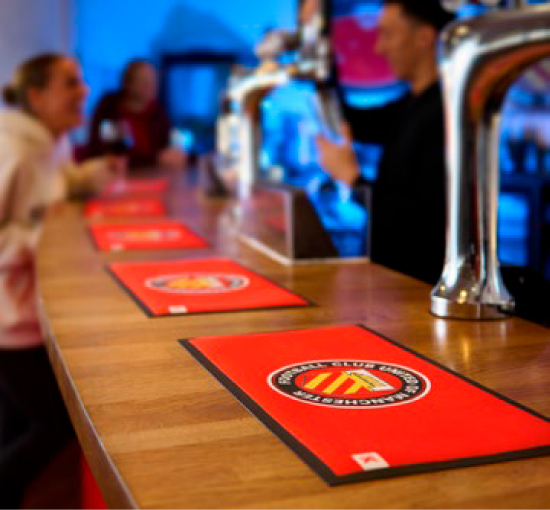 Reklamné podložky GDmats – Bar Mat Premium