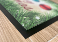 Christmas mat with logo 2