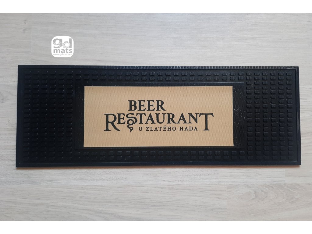 Custom Designed Rubber Bar Mats Counter Impressions | Premium Solution for Bars | GDmatsEU