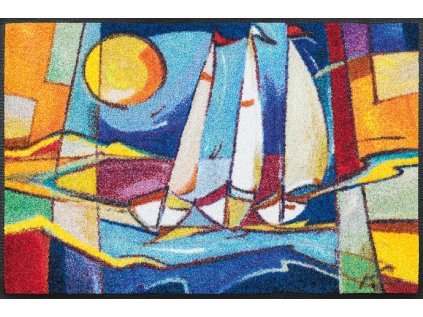 Home Mat sailing home 50x75 cm | Kitchen and Bathroom Mat | Indoor Home Carpet | GDmatsEU