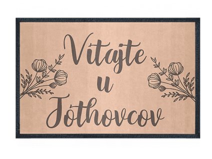 GDmatsEU | personalized doormat - welcome
