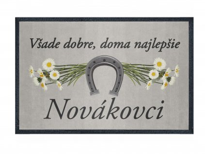 GDmatsEU | Rohožka s příjmením - všude dobře