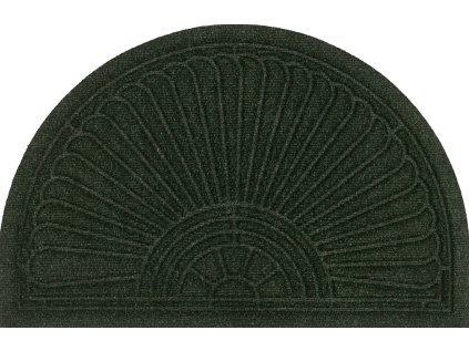 Outdoor Door  Halfmoon midnight green | Recycled Material Doormat | Waterproof Entrance Mat