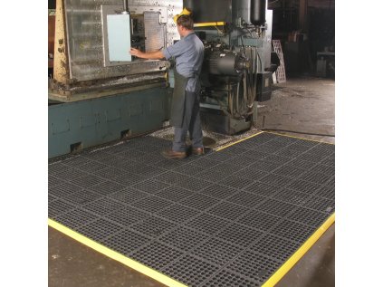 notrax 850 sfr cushion ease gsii nitrile fr modular mats black situational 1094