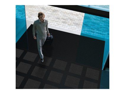 notrax 592 master flex d 12 entrance mat system black situational 596