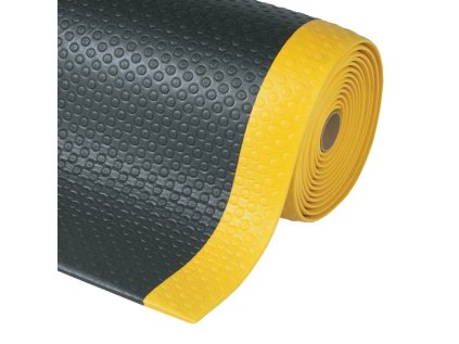 notrax 417 bubble sof tred anti fatigue foam black yellow main 1237