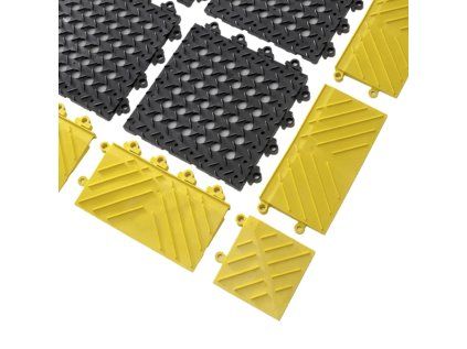 620 Diamond Flex Lok – modulárna PVC platforma, s protišmykovým povrchom, žltá