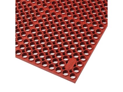 563RD Sanitop Deluxe™ Red - Anti-fatigue Drainage mat for the food industry | GDmatsEU