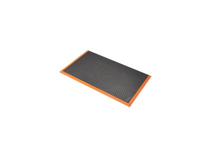 notrax 649 safety stance solid workplace rubber matting black orange full 134627