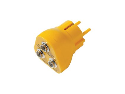 054 EU notrax earth bonding plug 100 full yellow square