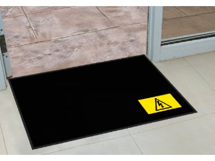 Superscrape rubber mats with safety marking | GDmatsEU