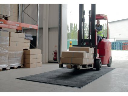 Mat suitable for storage halls for forklifts | GDmatsEU