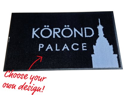 Exterior entrance mat with custom design | GDmatsEU
