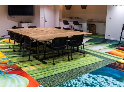 Custom Printed Heavy-Duty Carpet | GD600AB Velour | Professional Solution