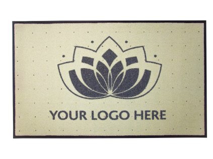 GD715 PromoScrape - exterior logo mat with custom design | GDmatsEU