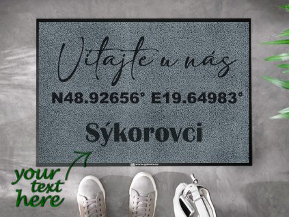 rohozka s priezviskom GPS GDmatsEU