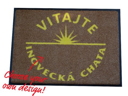 High quality exterior mat with custom print | GDmatsEU