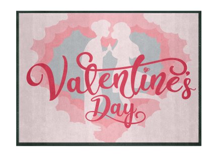 Personalized doormat - unique Valentine's Day gift | GDmatsEU